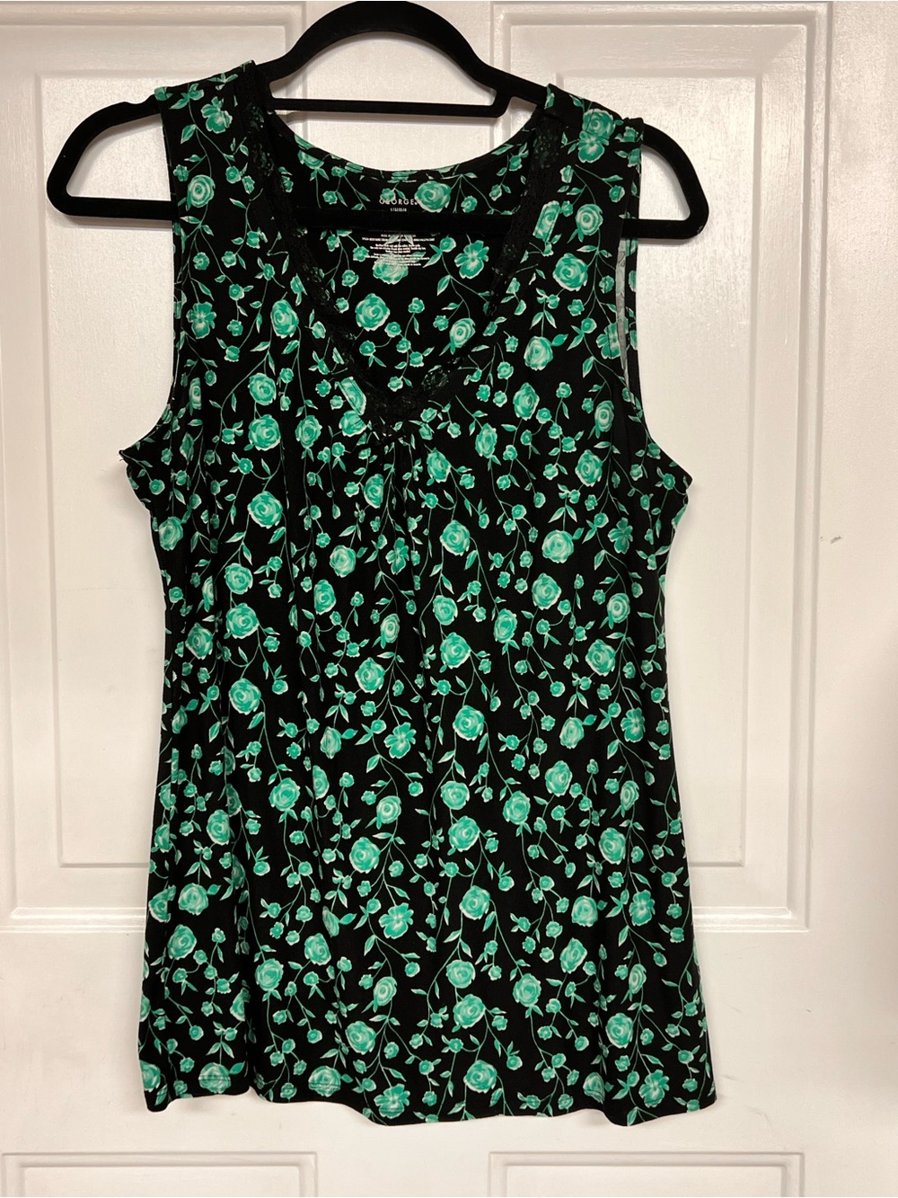 George Sleeveless Sleep Tank Top